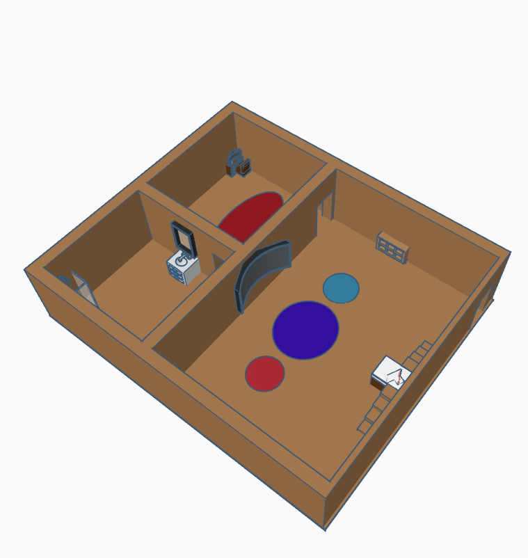 My dream room in Tinkercad